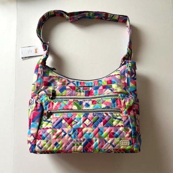 Lug Camper SE Crossbody Bag Small World Multi Disney Print - Picture 3 of 6